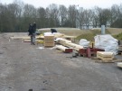 Montage  gelamineerde houtconstruktie 